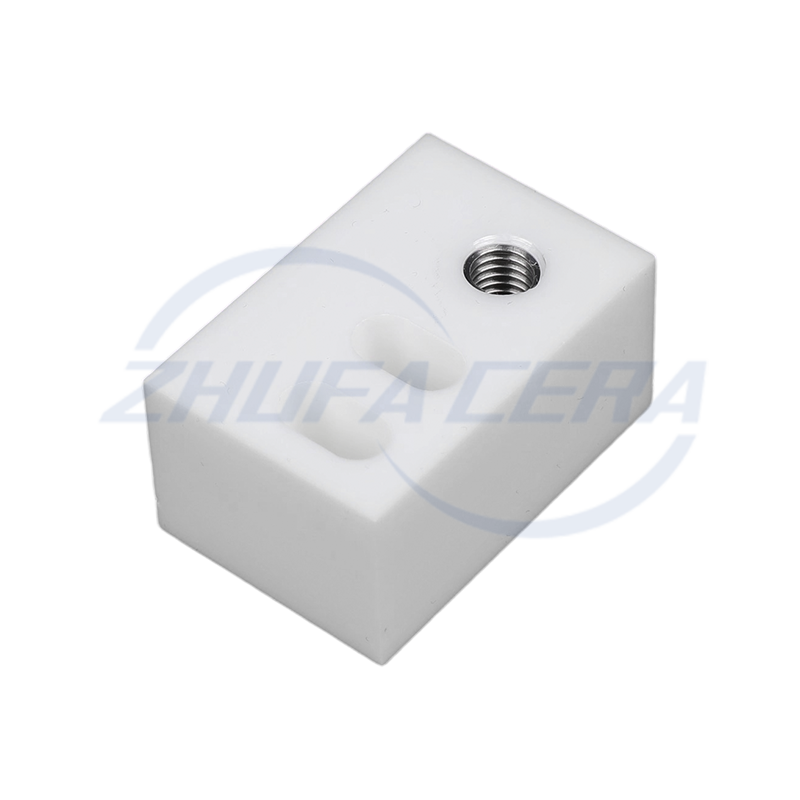 Blok Kedudukan Seramik Zirkonia dengan Lapik Berulir Logam