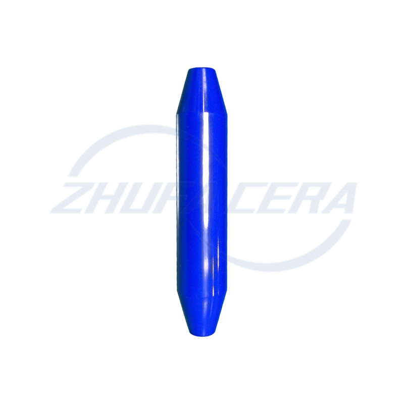 Pin kedudukan seramik zirkonia biru